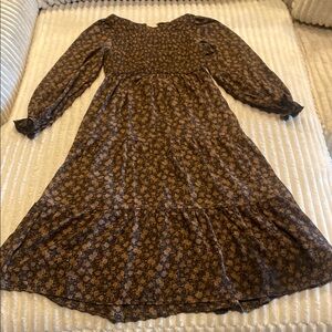 Floral Long Sleeve Dress